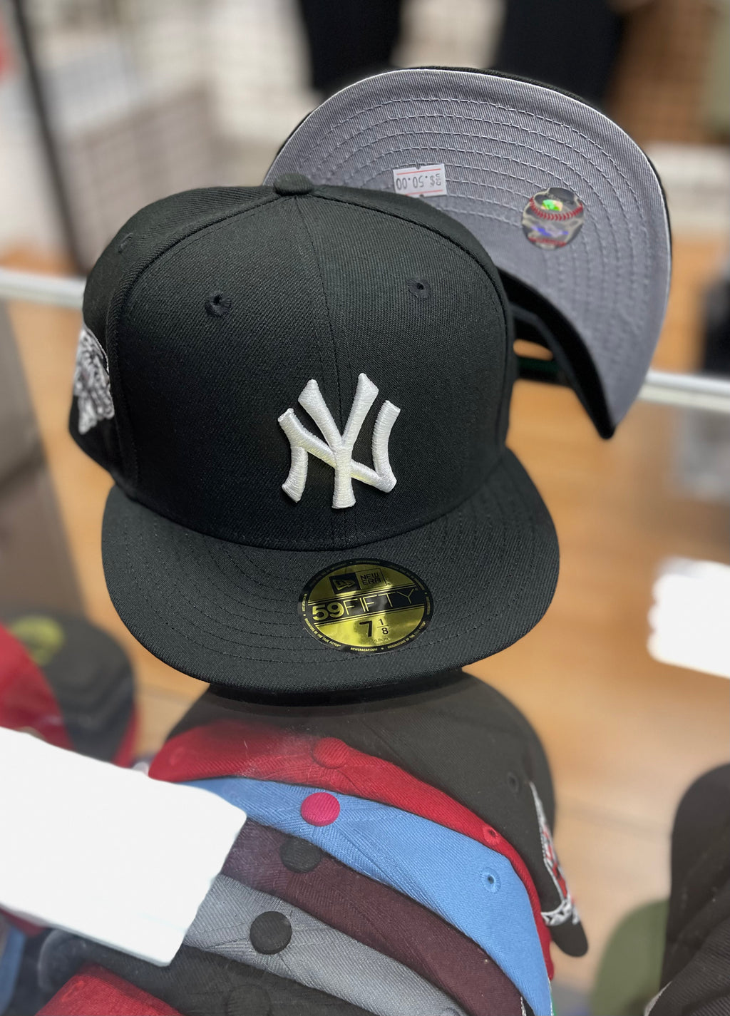 New york yankees hat w side patch