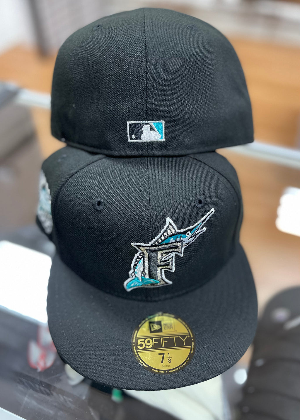 Florida marlins hat w side patch