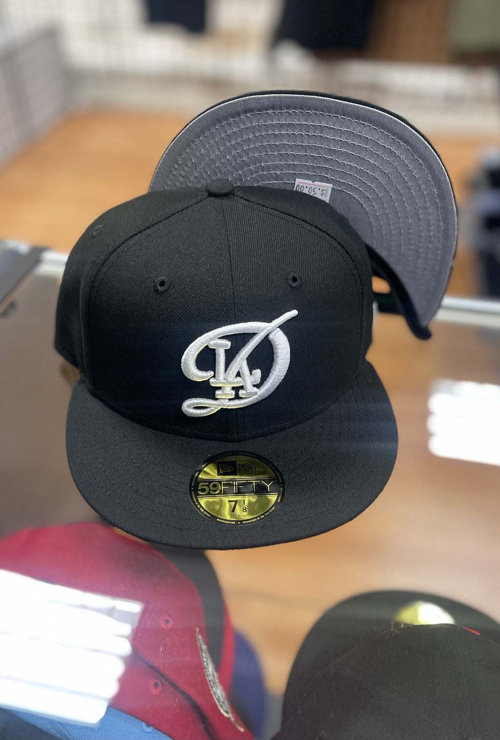 LA dodgers city connect fitted hat