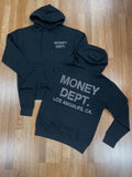 Money dept rhinestone hoodie