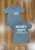 Kids money dept tee grey/white
