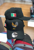 Rooster w mexico flag snapback