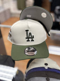 LA dodgers olive snapback