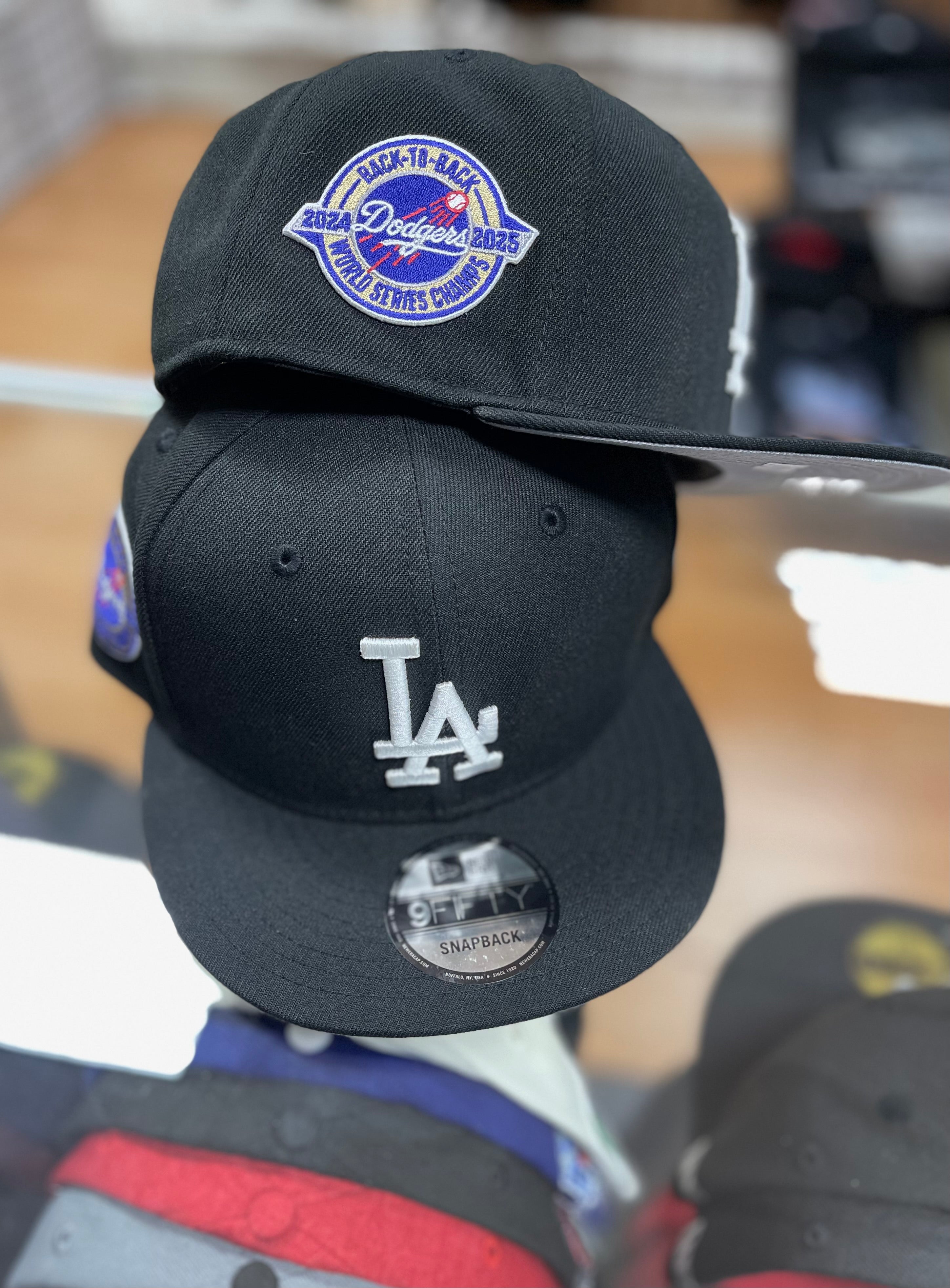 LA dodgers snapback back to back champs