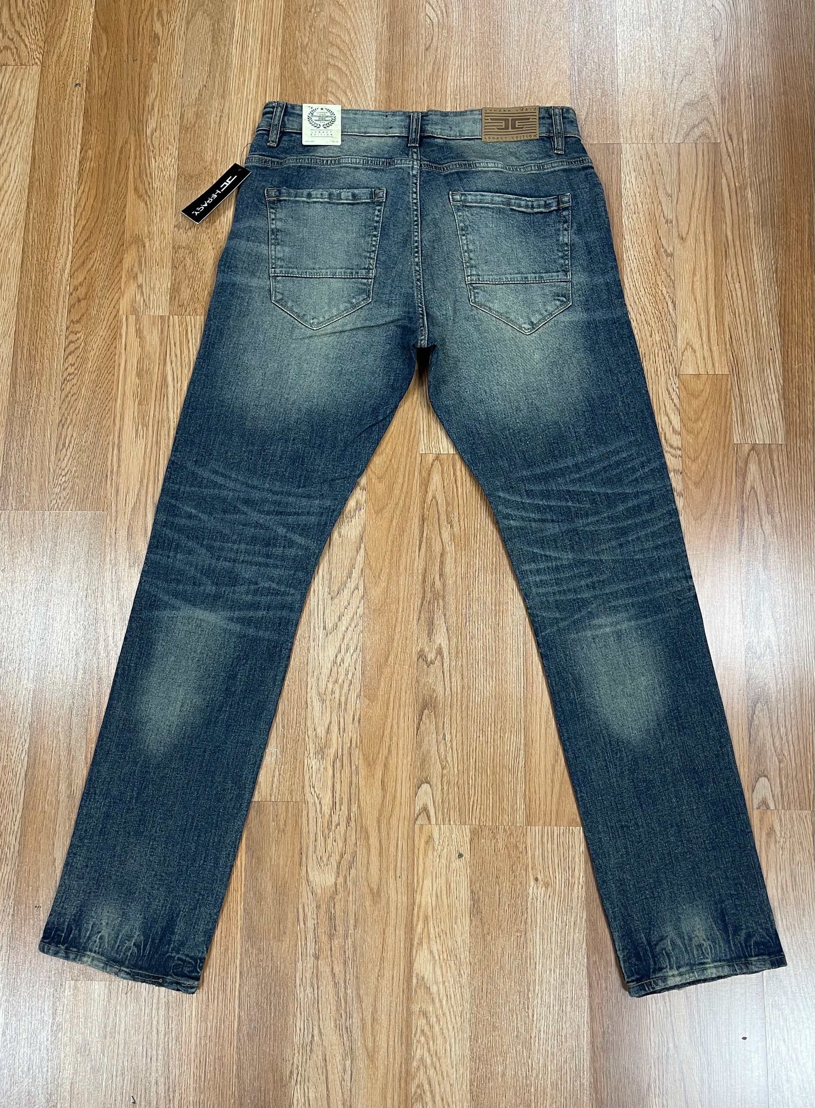 Jordan craig straight fit dark vintage jeans