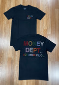 Money dept colorful rhinestone tee