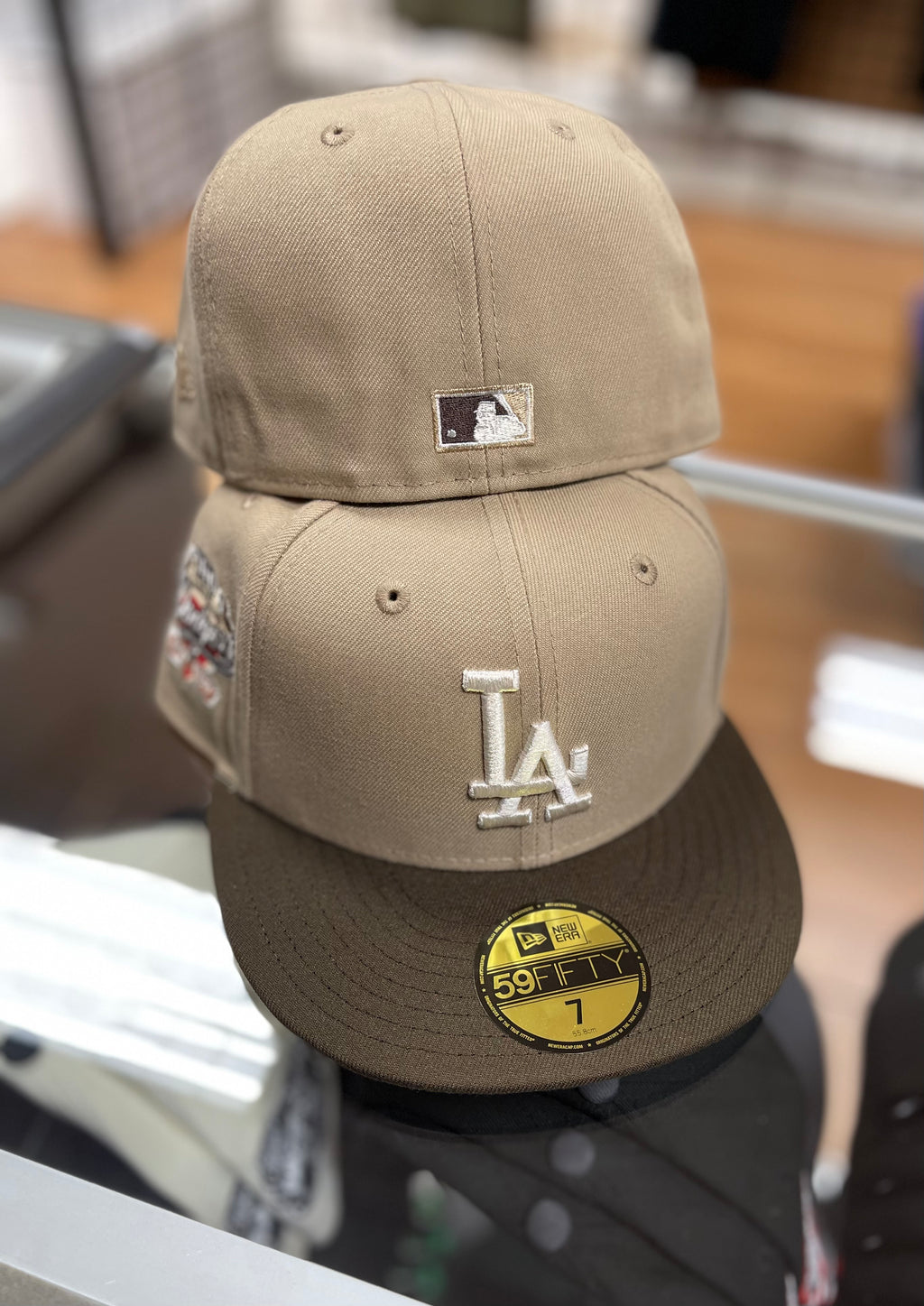 LA dodgers peanut butter color hat