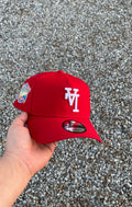 Upside down LA snapback