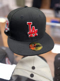 LA dodgers hat blk/red 7 1/2