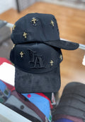 LA cross snapback