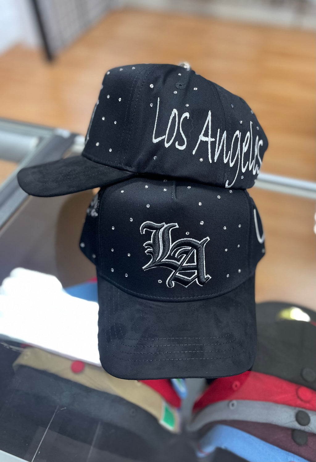 LA crystals la office hats