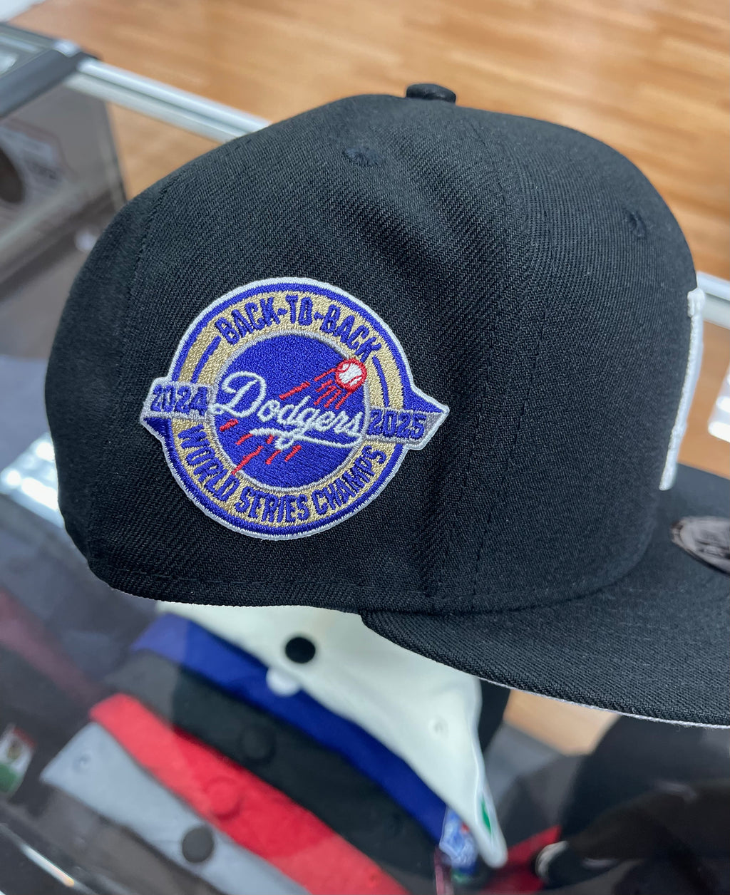 LA dodgers snapback back to back champs