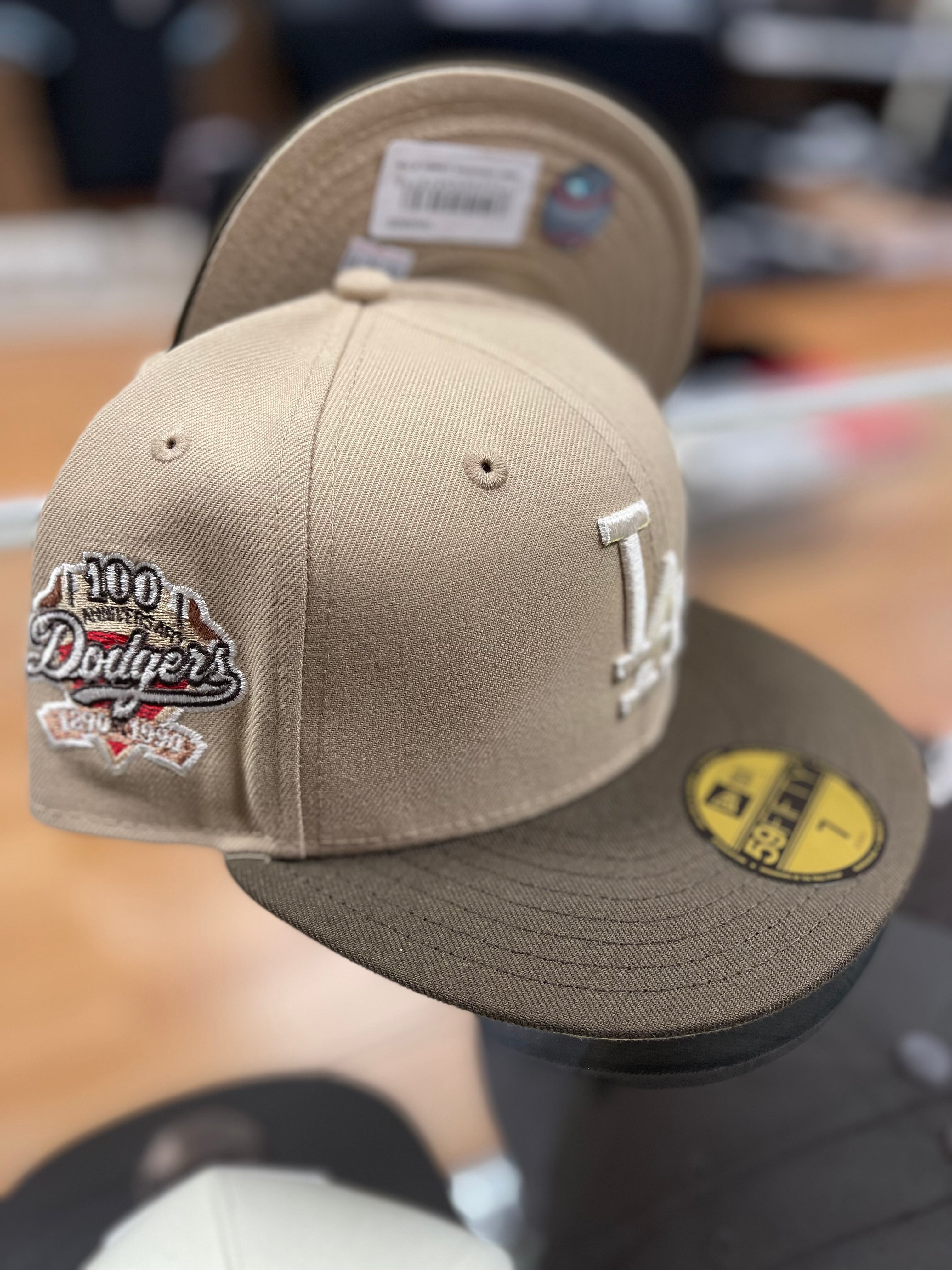 LA dodgers peanut butter color hat