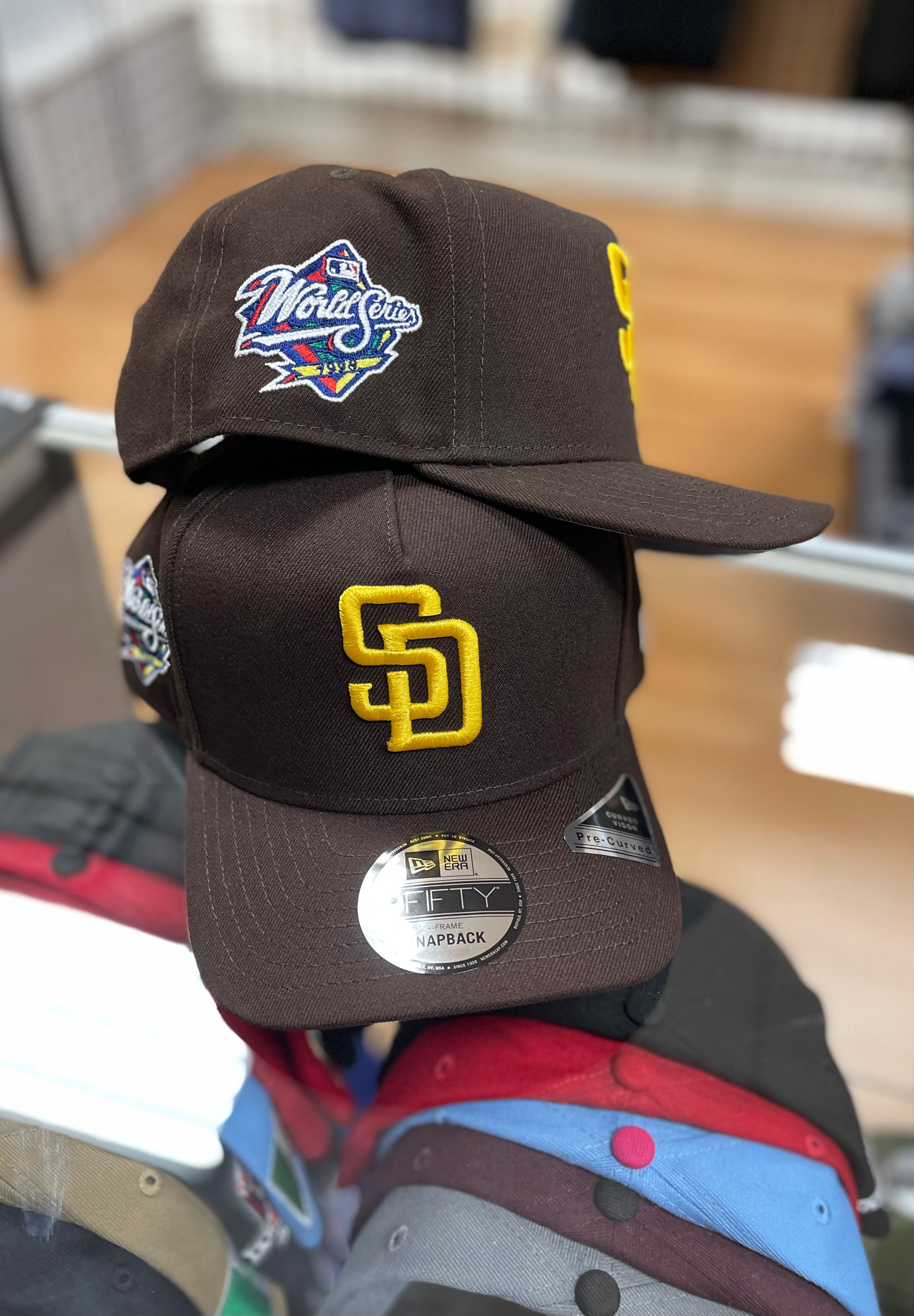 San diego padres snapback w side patch