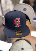 CA Angels w side patch fitted hat