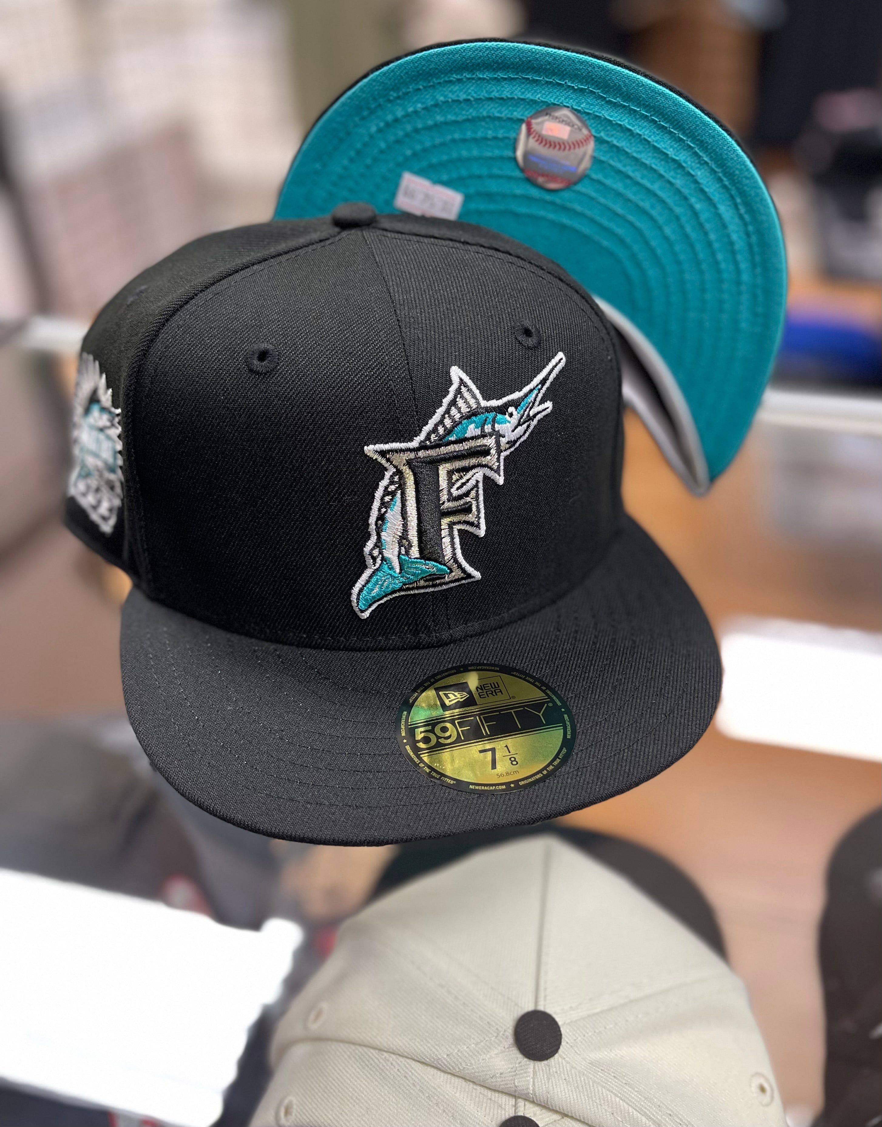 Florida marlins hat w side patch