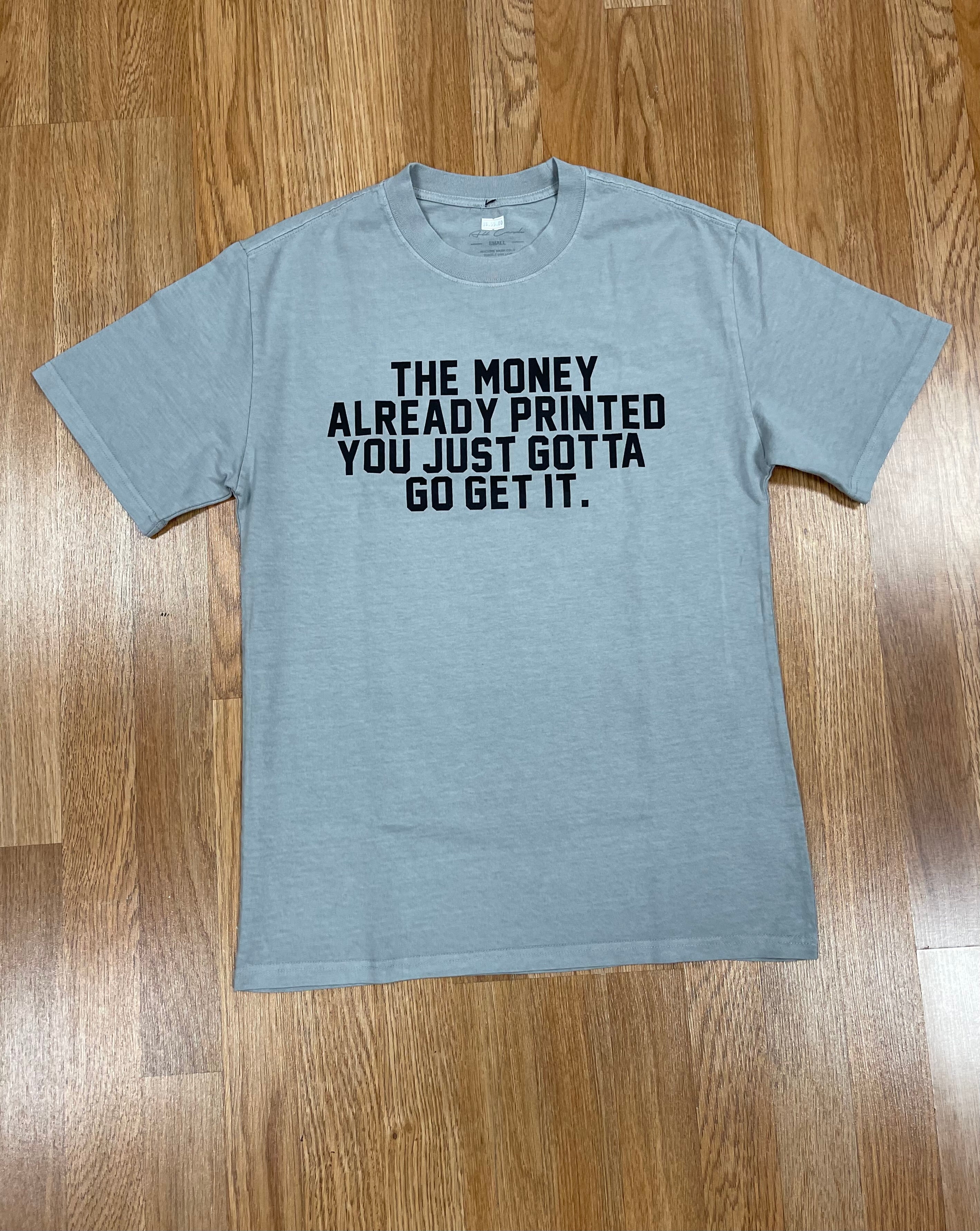 All cash grey tee