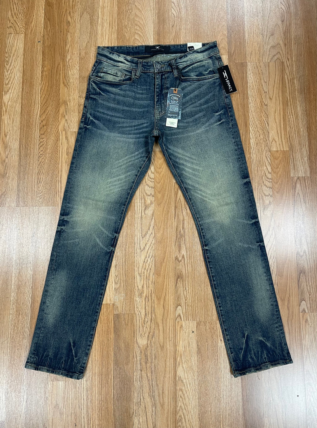 Jordan craig straight fit dark vintage jeans