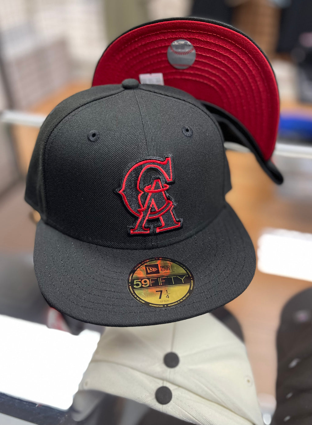 CA Angels blk/red
