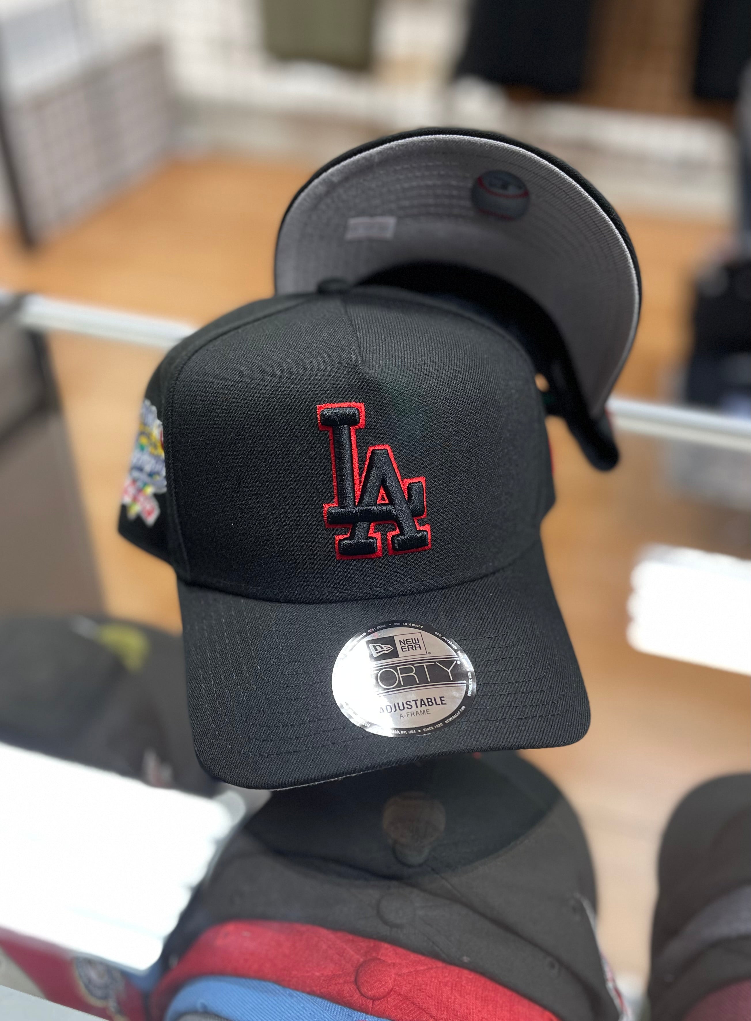 LA dodgers black/red SnapBack