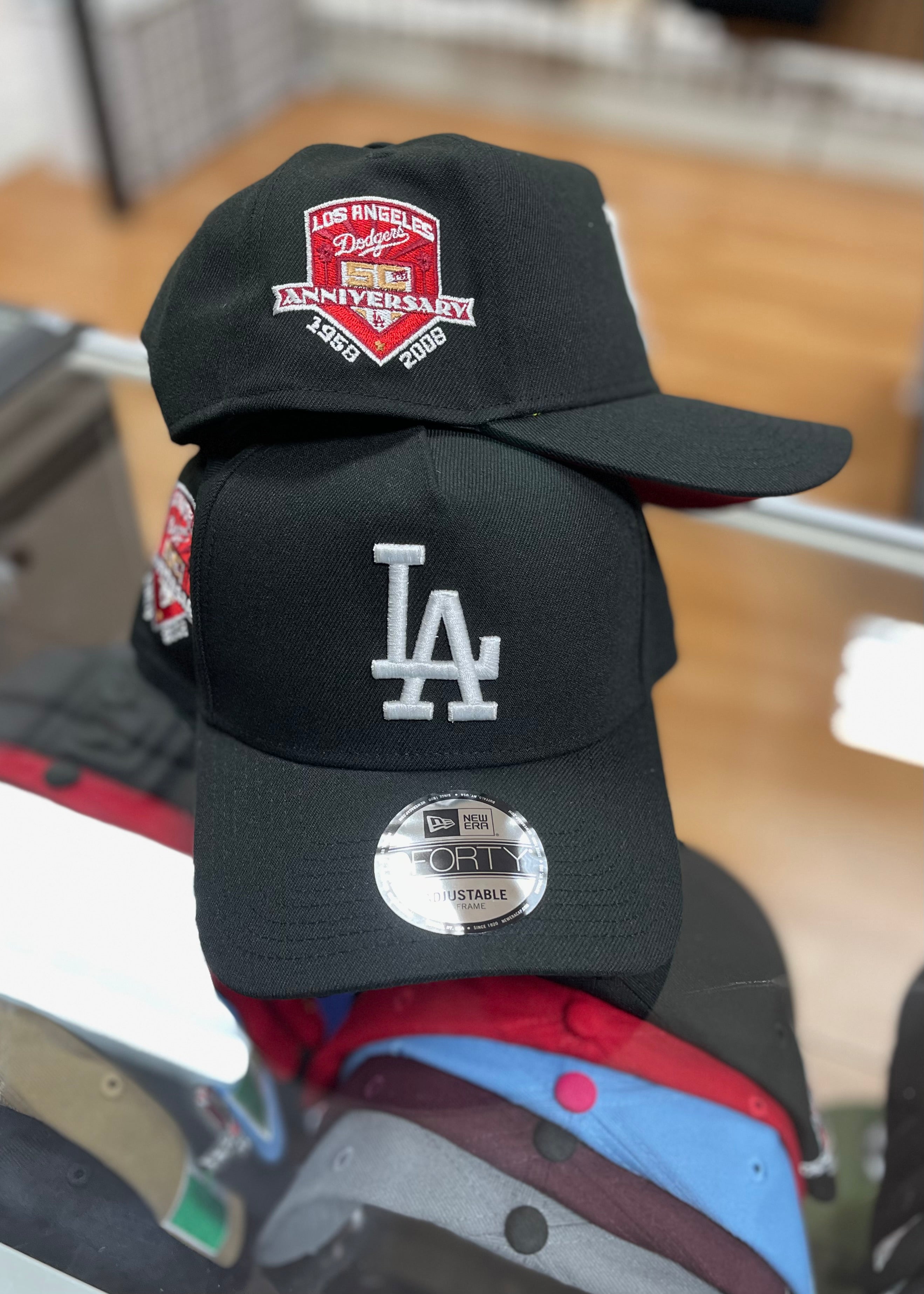 LA dodgers snapback red underbrim