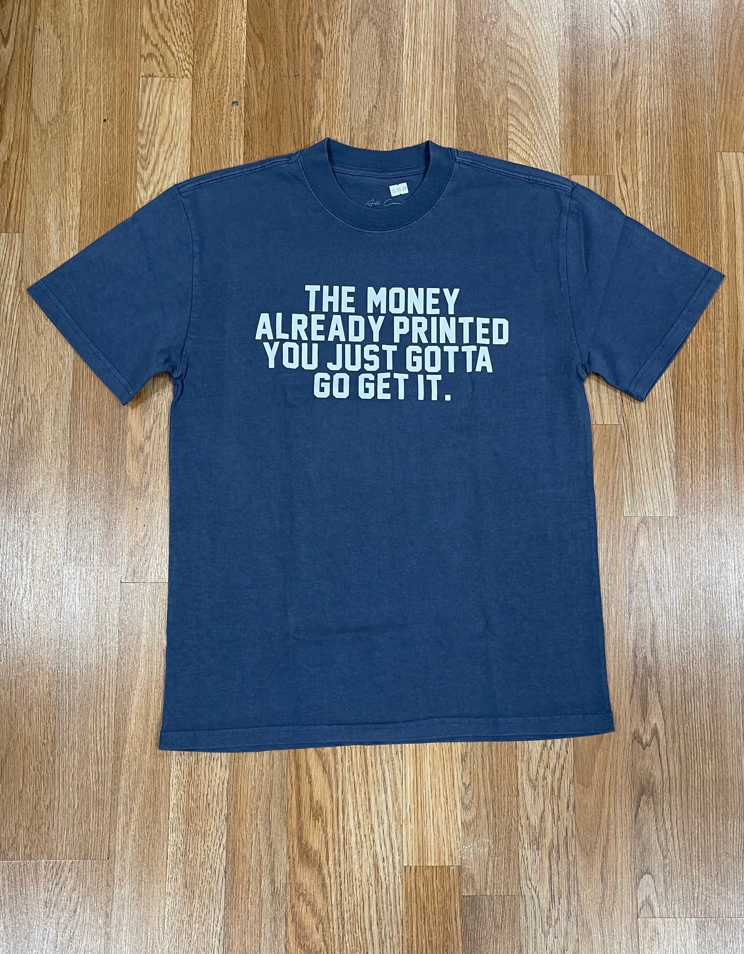 All cash tshirt blue