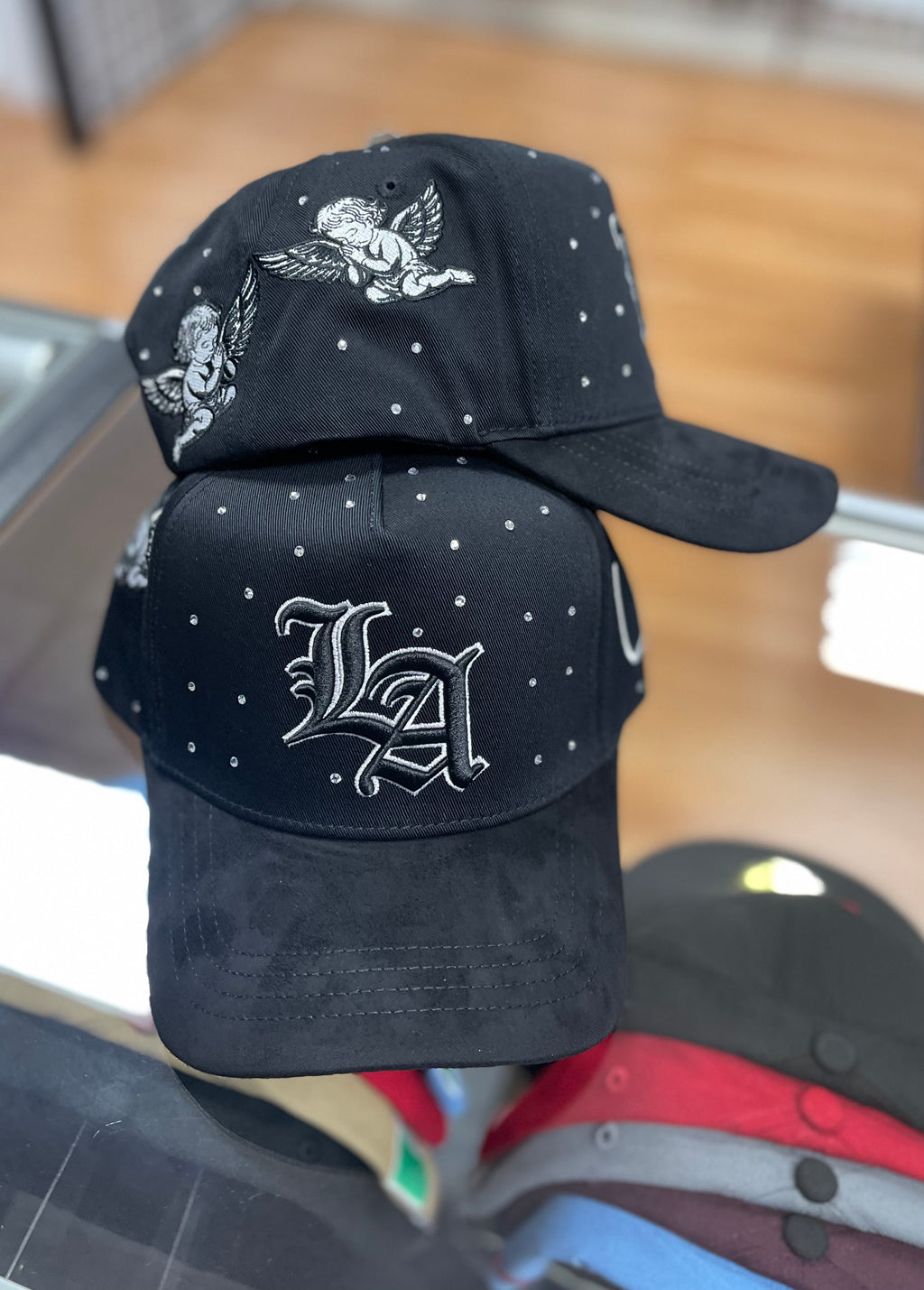 LA crystals la office hats