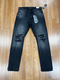 Jordan craig collins straight fit black shadow jeans