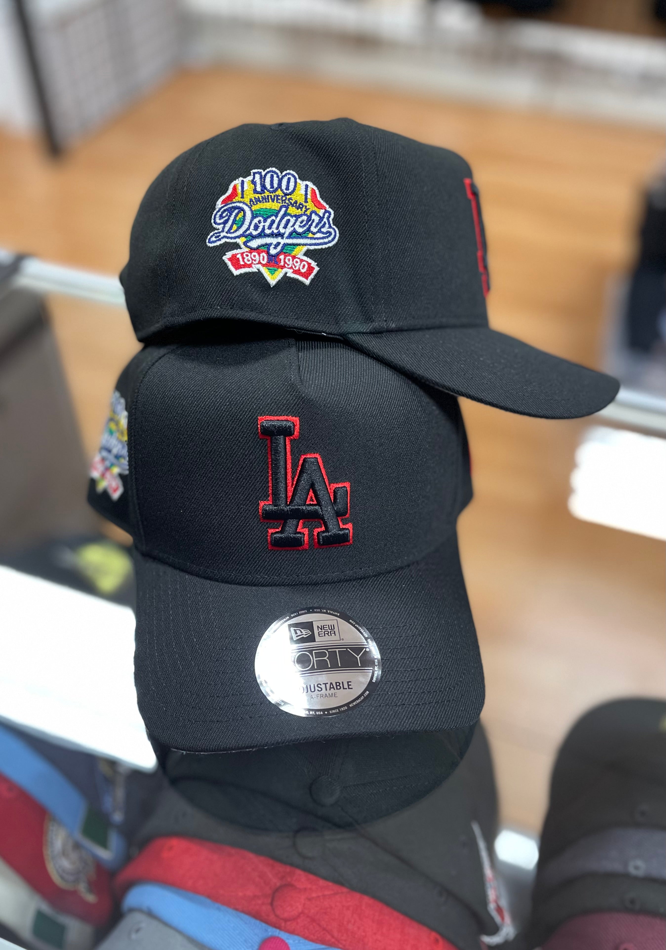 LA dodgers black/red SnapBack