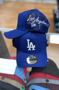LA dodgers trucker snapback blue