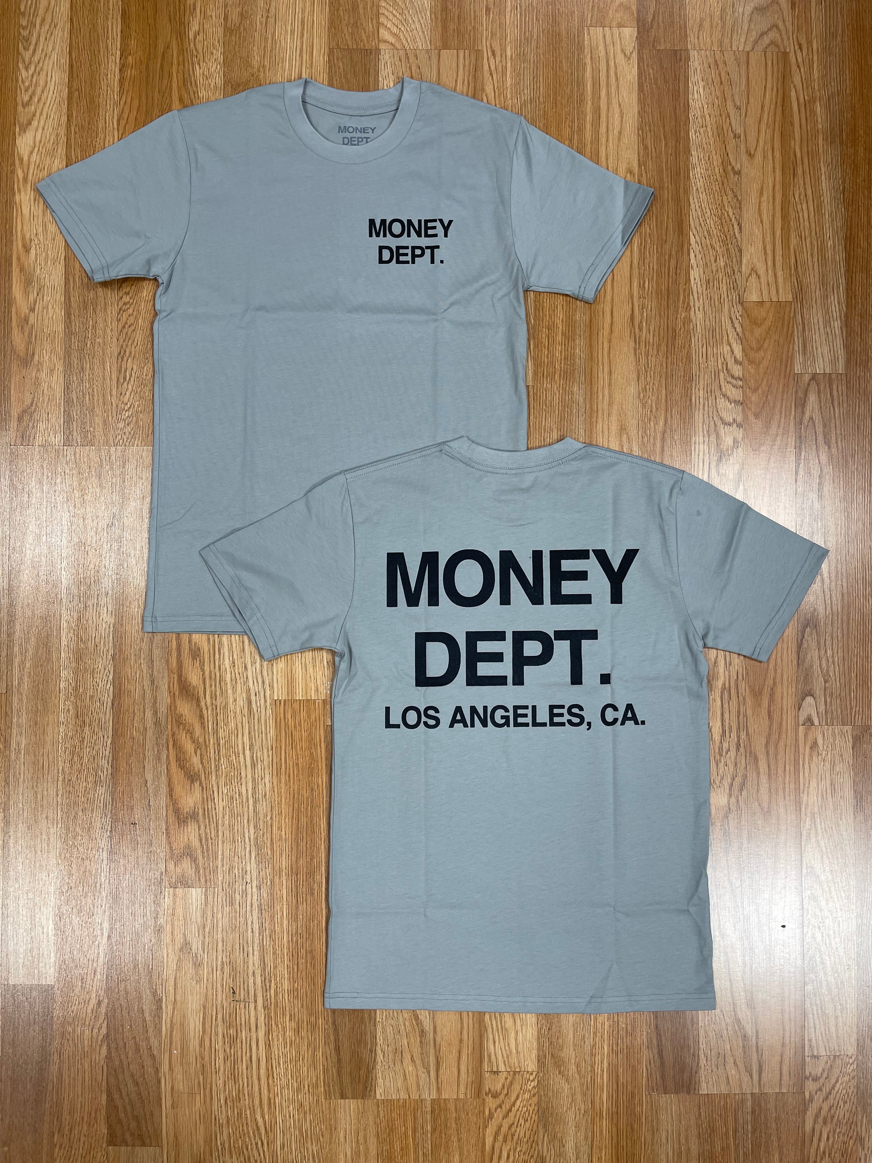 Money dept grey/black tee