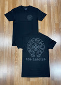 Money dept old english black on black