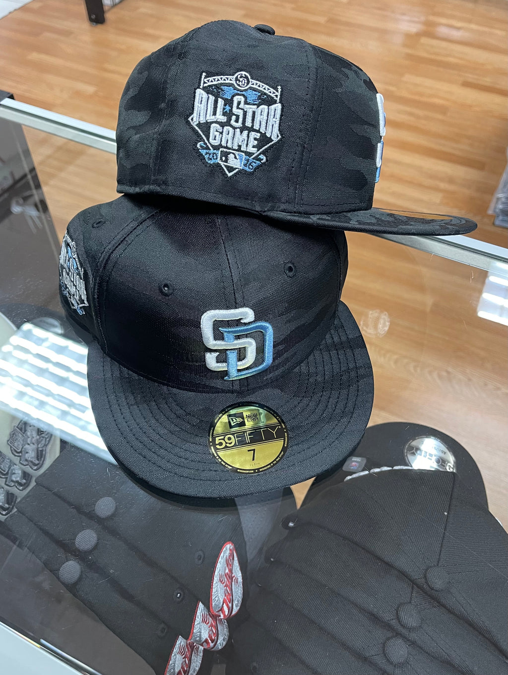 San Diego padres black camo hat