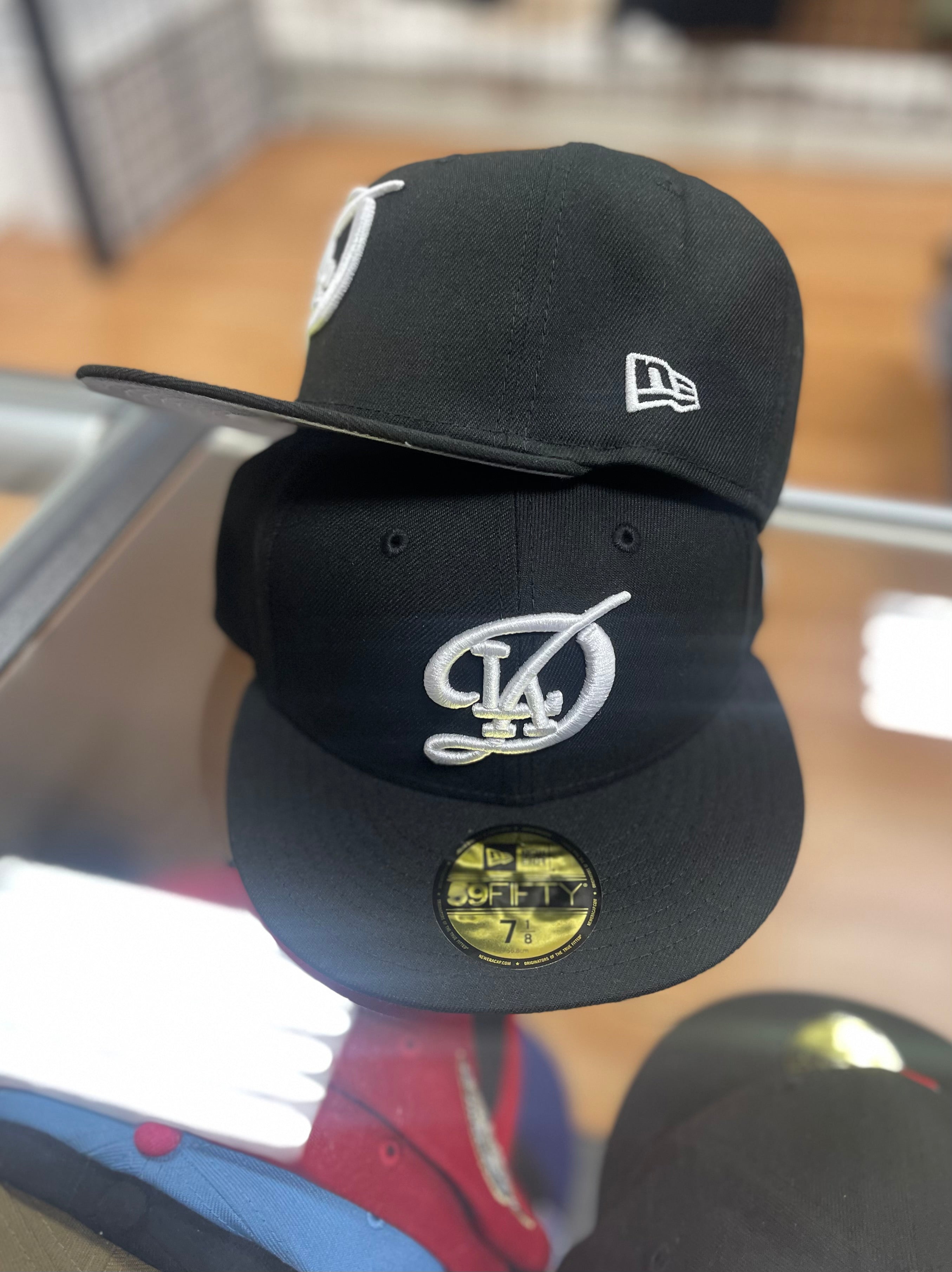 LA dodgers city connect fitted hat
