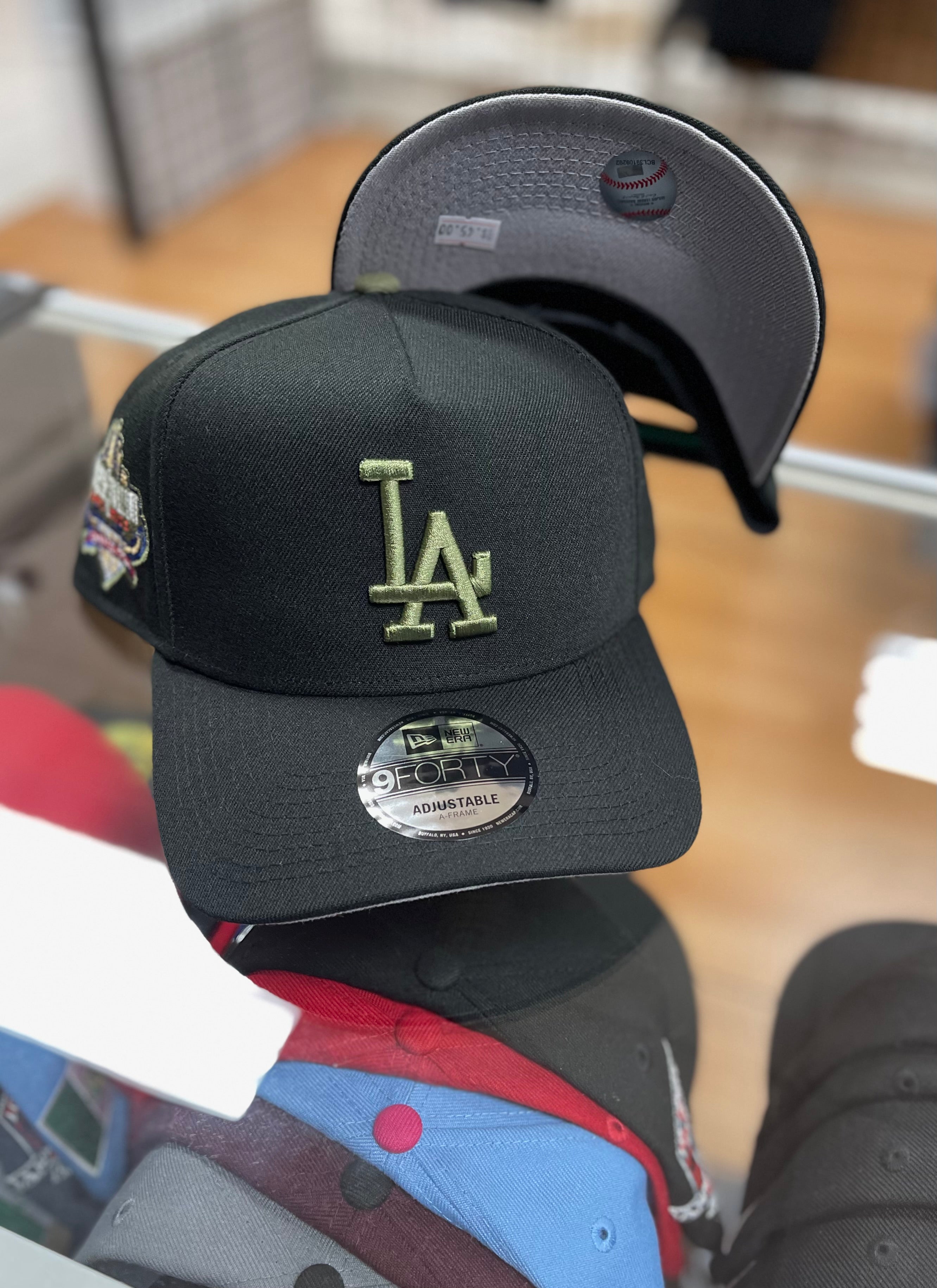 LA dodgers SnapBack black/olive