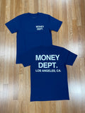Money dept blue tee