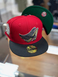 Angels fitted hat w side patch