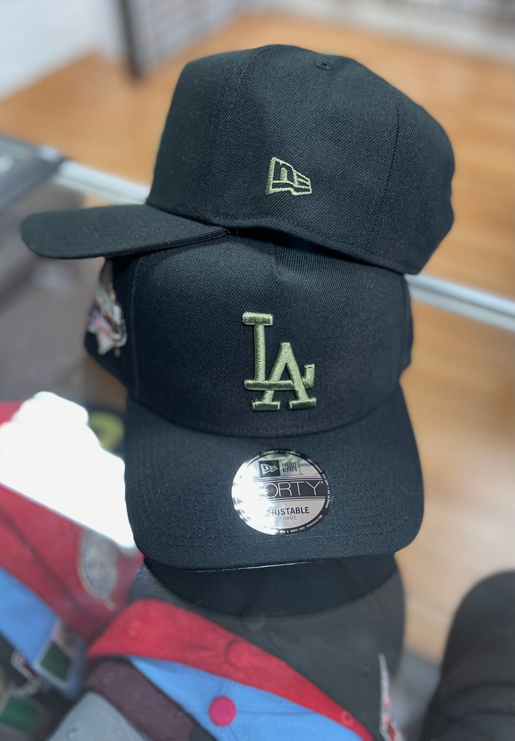 LA dodgers SnapBack black/olive