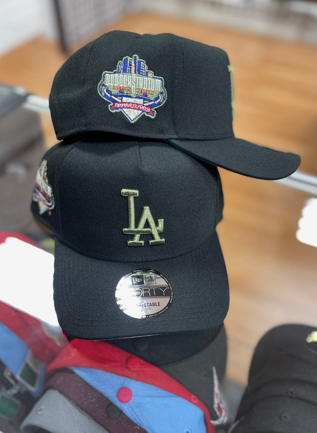 LA dodgers SnapBack black/olive